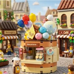 P881201 PANLOS TEDDY BEAR KOLEKSİYONU DONDURMA DÜNYASI 354 PARÇA BLOCK OYUNCAK