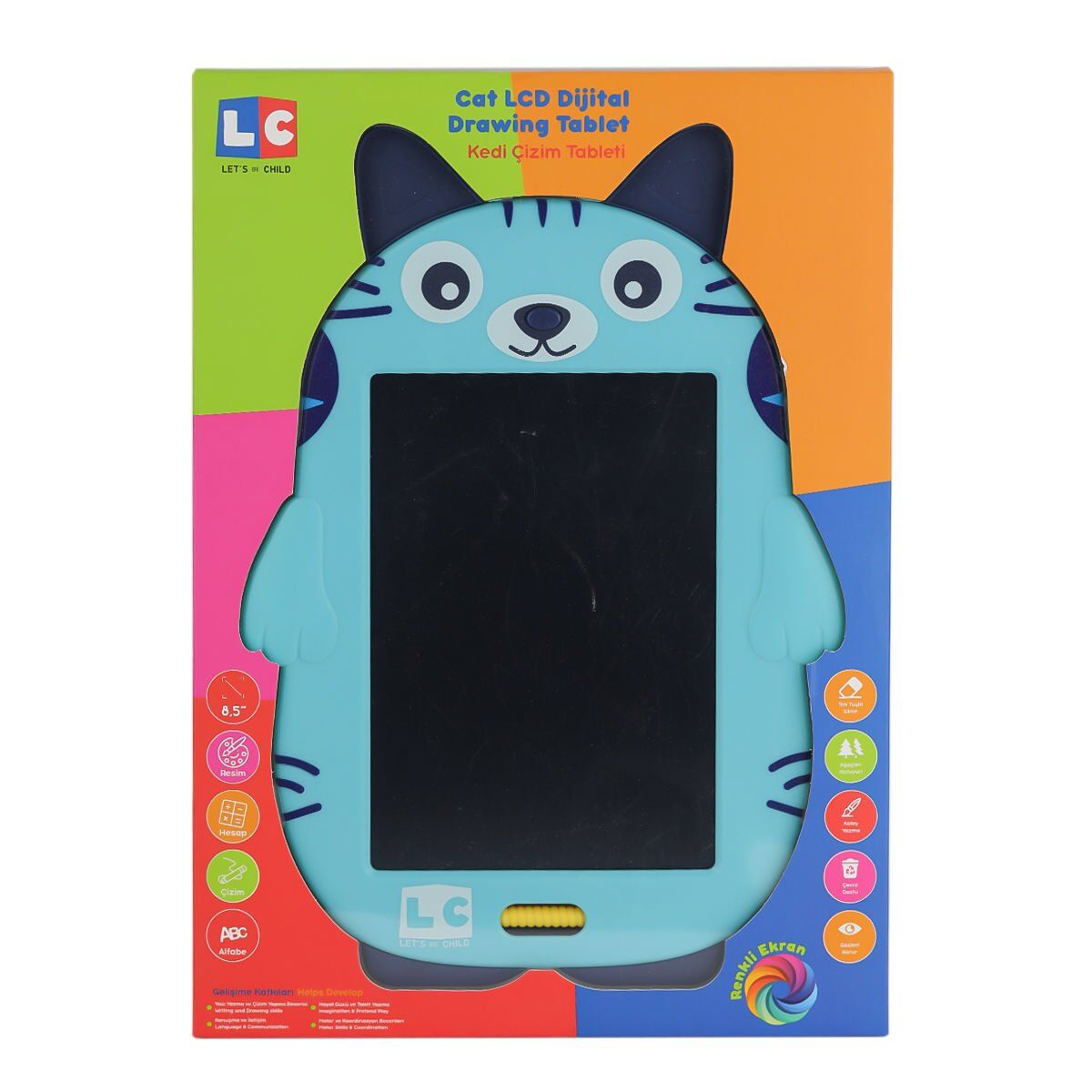 LC-31070 Kedi Çizim Tableti 8.5 inç