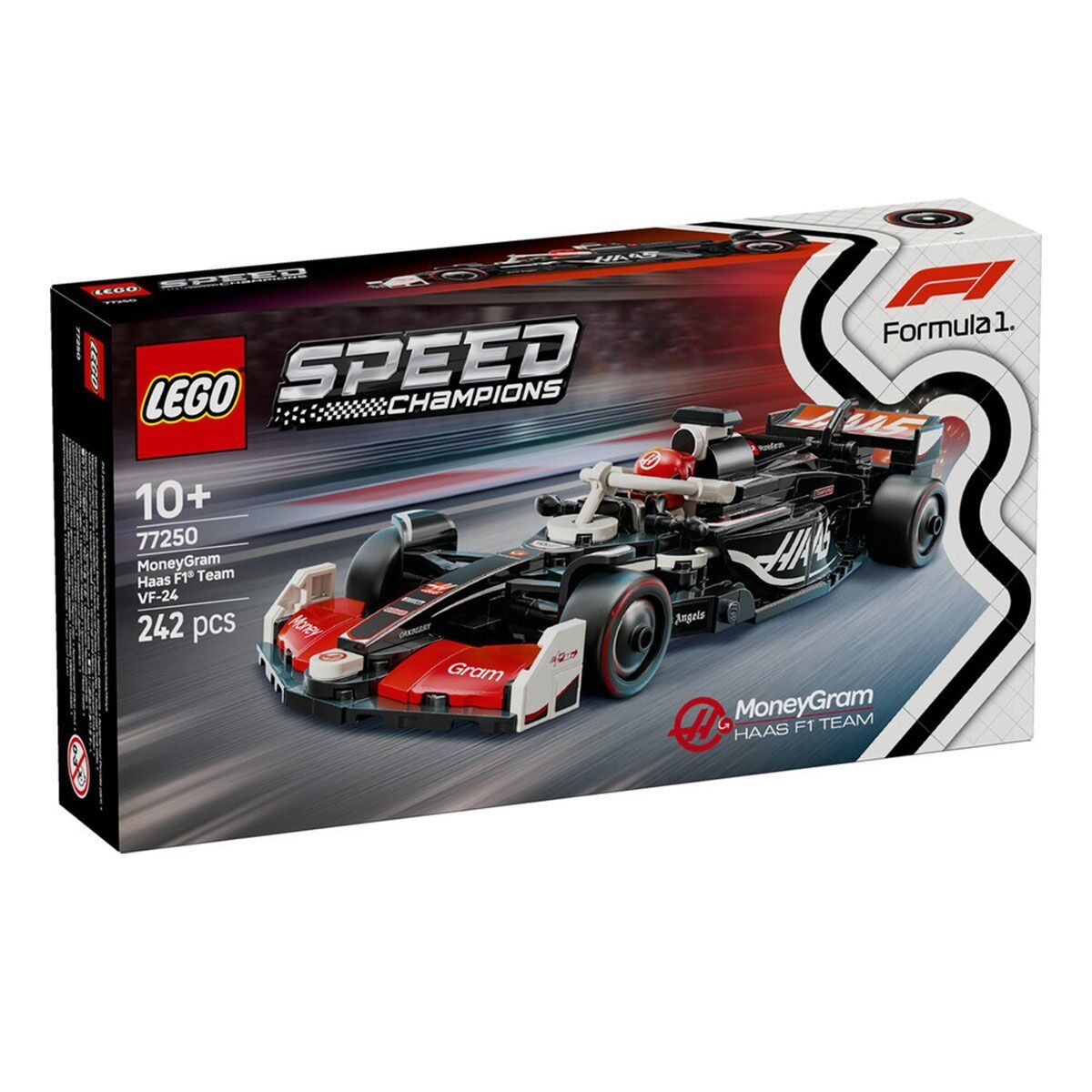77250 Lego Speed Champ.MoneyGram Haas F1 Team VF Yarış Arabası 242 parça +10 yaş