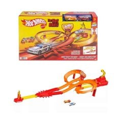 JFD11 Hot Wheels The Hot Ones Crash Speedway Frenzy