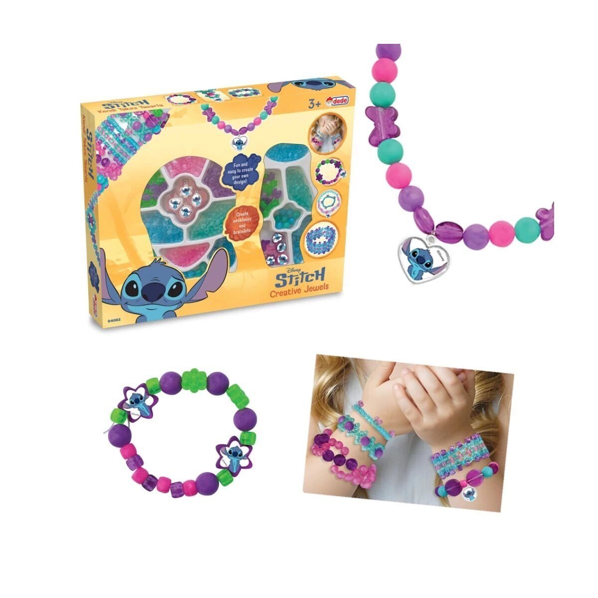 04082 STITCH İKİLİ KUTULU TAKI SETİ