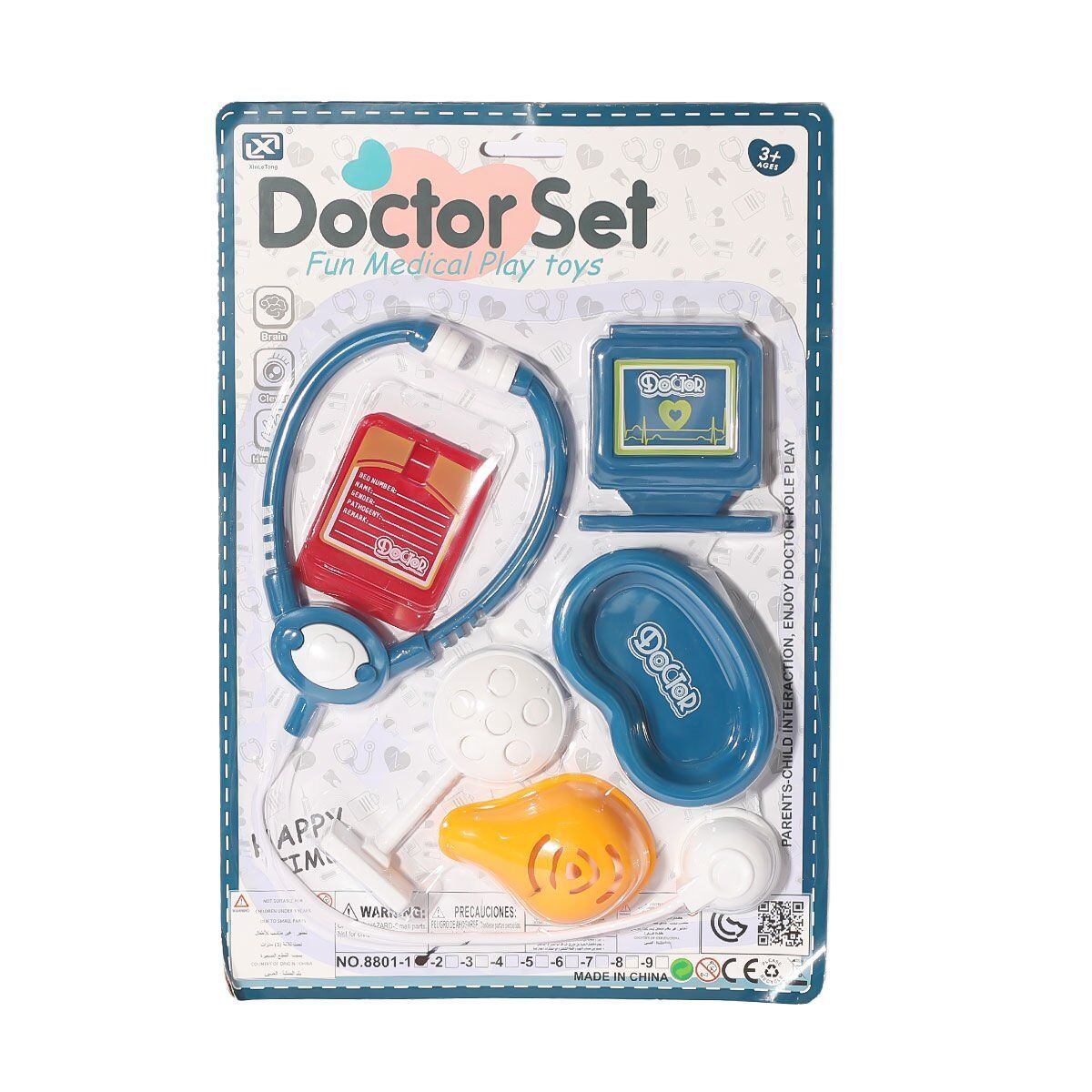 8801-1A-1 KARTELADA KLAS DOKTOR SETİ(Ürün oyuncaktır)