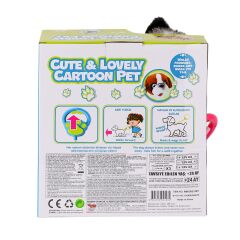 PR66302-26T Yürüyen Tasmalı Peluş Yürüyen Husky