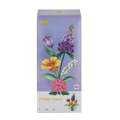 LZ4604 LOZ Çiçek Blok Seti 608 Parça -Vagon life