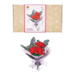 5757 SUN-RST-BLX-FLOWER SET GÜL BUKETİ 3LÜ KRMZ 285 PRÇ