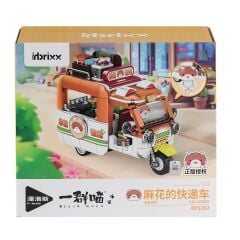 P885302 PANLOS Brick - One Meow Serisi - Mahua'nın Kargo Aracı 615 Parça Yapım Seti