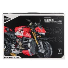 P672006 Panlos Hayalet Kırmızı Lotus 981 Parça Blok Seti -Vagon life