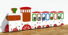 Tren Figürlü Portmanto