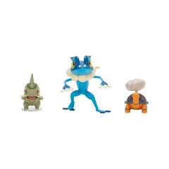 POK 95155-D Pokemon Battle 3lü Figür Seti Asorti