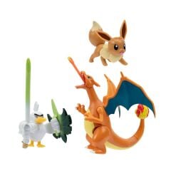 POK PKW2980 Pokemon Battle Aksiyon Figür ve Figür 3lü set