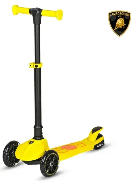 LB2005 Lamborghini Sarı Renk Scooter Işıklı Tekerlek