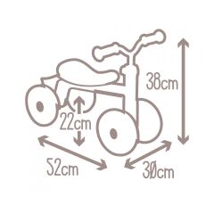 7600721405 ROOKIE RIDE-ON PINK