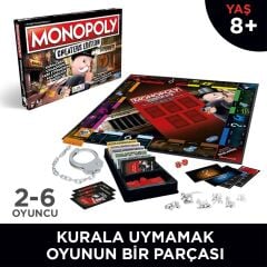 E1871 Hasbro Gaming - Monopoly Cheaters Edition +8 yaş