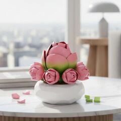 P655059 PANLOS ZAMBAK SUKULENT MODEL 41 PARÇA BLOCK OYUNCAK