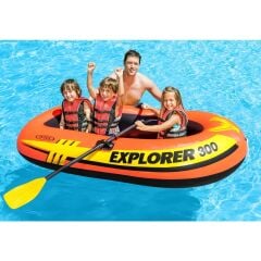 IB58332 Intex Explorer Bot 300 Set (Kürek-Pompa) 211x117x41 cm