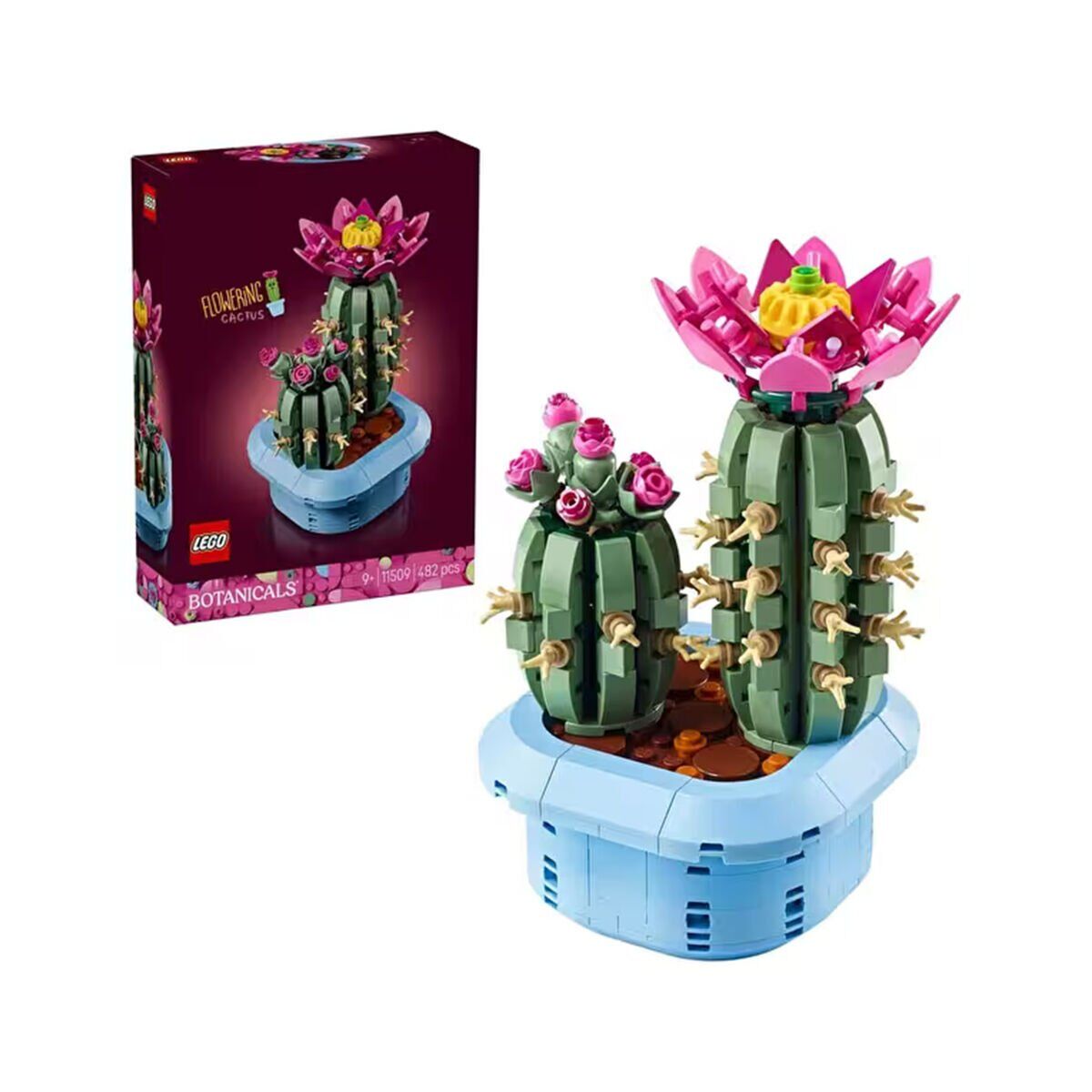 11509 Lego Botanicals Çiçekli Kaktüs 482 parça +9 yaş
