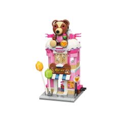 KP0109 Keeppley Teddy Theme Store Blok Seti -Vagon life