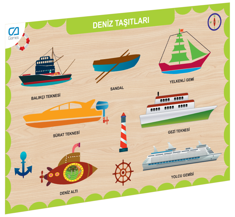 CAAHS-3201 CAMES AHŞAP DENİZ TAŞITLARI BUL-TAK