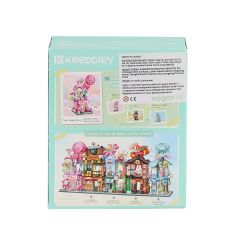 KP28012 Keeppley Candy Shop City Corner Blok Seti -Vagon life