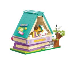 KP28018 Keeppley Lovely Street Calico Cat Comic House Blok Seti -Vagonlife