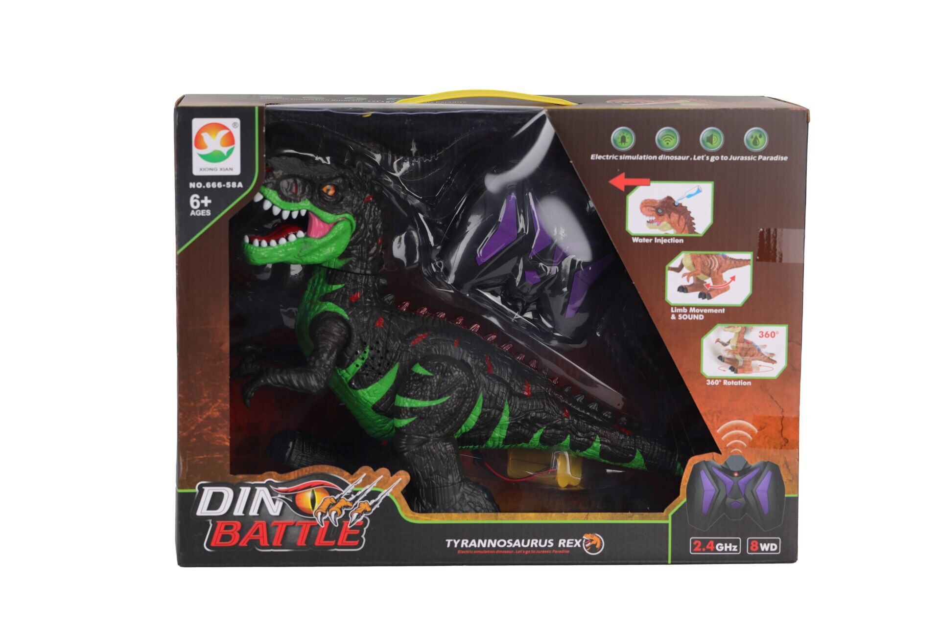 666-58A ÇOK FONKSİYONLU BÜYÜK BOY ŞARJLI DİNOZOR