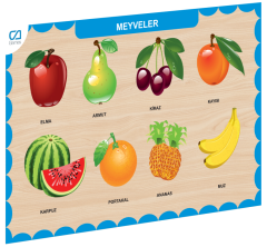 CAAHS-3206 CA GAMES AHŞAP MEYVELER BUL-TAK