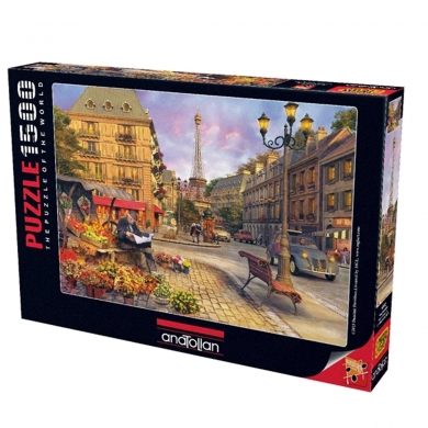 4542 Anatolian Paris Sokakları 1500 parça Puzzle