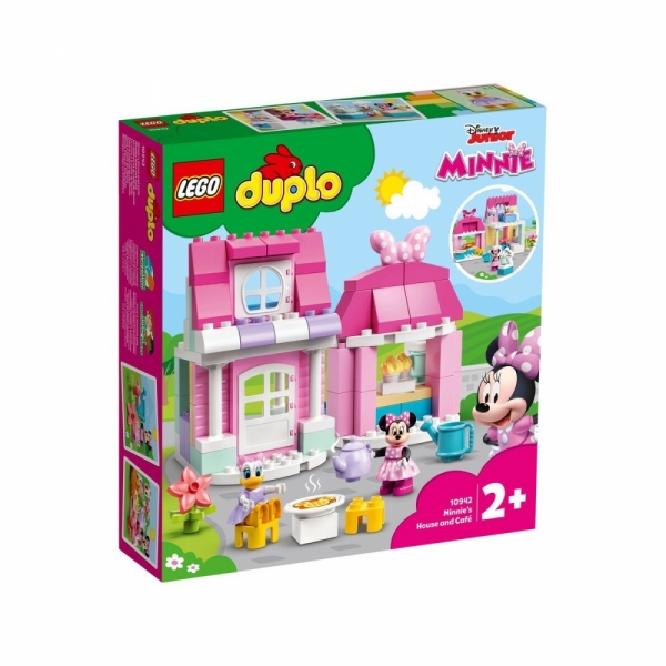 10942 LEGO® Duplo®, Minnie Mouse\'un Evi ve Kafe, 91 parça, +2 yaş