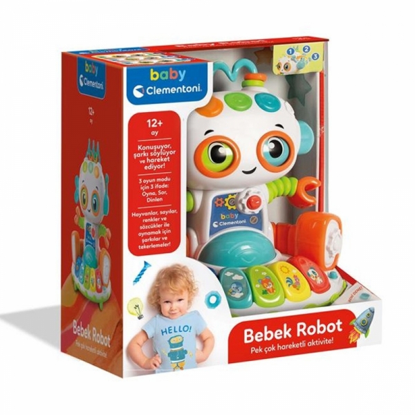 64325 Baby Clementoni - Bebek Robot 10-36 ay