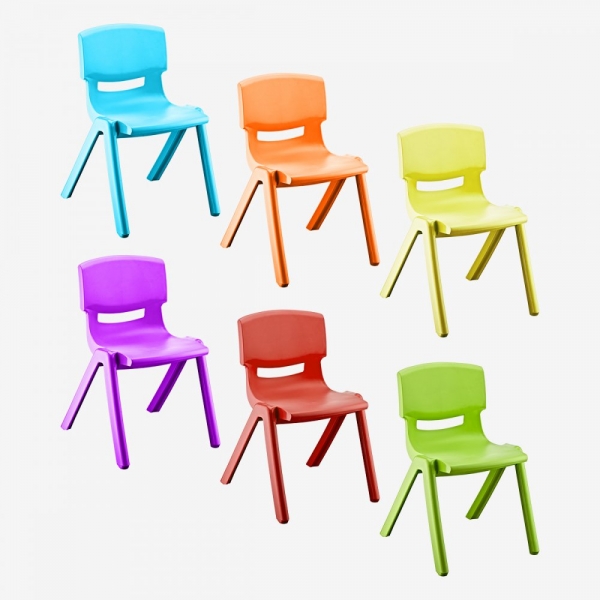 Kırılmaz Plastik Çocuk Sandalyesi -34 cm