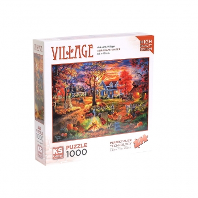 20671 Autumn Village 1000 Parça Puzzle -KS Puzzle