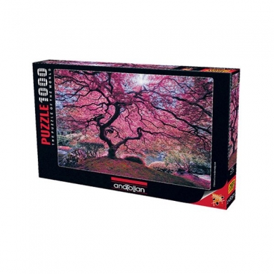 1037 Anatolian Pembe Ağaç - Pink Tree 1000 parça Puzzle