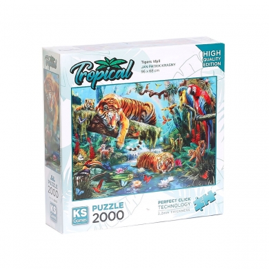 22512 Tiger Idyll 2000 Parça Puzzle -KS Puzzle