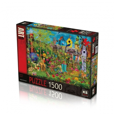 22009 KS Summer Garden - Aimee Stewart 1500 parça Art Gallery Puzzle