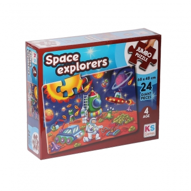 JP 31011 Space Explorers Jumbo Puzzle 24 Parça -KSPuzzle