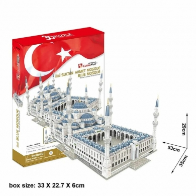 MC203H Cubic Fun Sultan Ahmet Camii 321 parça / 3 Boyutlu Puzzle
