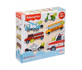 FP 13414 Fisher Price Baby Puzzle On The Road -KsPuzzle