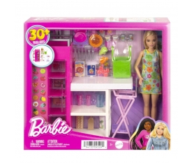 HJV38 Barbie Mini Büfe Oyun Seti