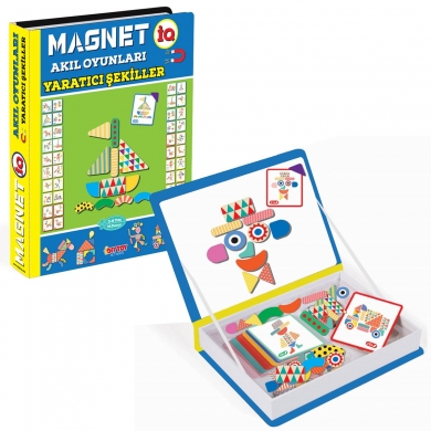 1550 DıyToy, Magnet Akıl Oyunları - Yaratıcı Şekiller / 3-8 yaş