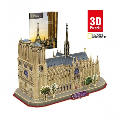 DS0986 Cubic Fun National Geographic Serisi Notre Dame De Paris 228 parça / 3 Boyutlu Puzzle