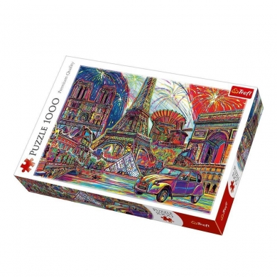 10524 Trefl Colours Of Paris 1000 Parça Puzzle