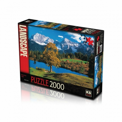 11218 KS Bavyera Alpleri 2000 parça Manzara Puzzle / +12 yaş
