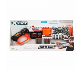 36606 X-Shot Skins Lock Blaster 16 Mermili Sünger Dart Atan Silah 56 cm -Sunman