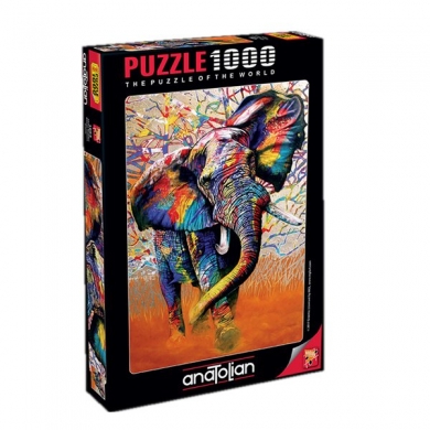 1054 Anatolian Afrika Renkleri 1000 parça Puzzle