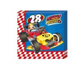LDM9399 Mickey and The Roadster Racers Kağıt Peçete 20 adet 33x33 cm -Balonevi