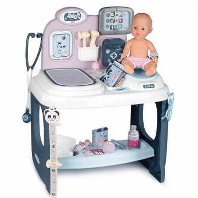 7600240300 Smoby, Baby Care Center - Bebek Bakım Merkezi ( 30 cm çiş bebek dahildir) / 3-8 yaş
