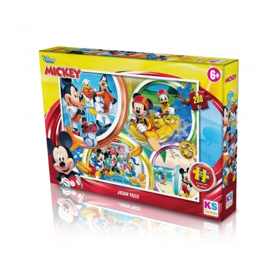 MCH 113 Mickey Mouse 200 Parça Puzzle -KS Puzzle