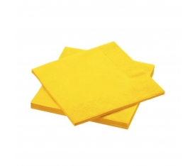 TPL7055 Sarı  Peçete, 33x33 cm 16 Adet