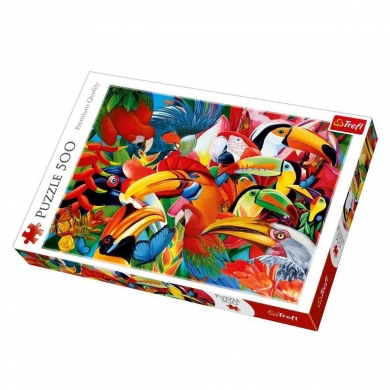 37328 Trefl Colourful Birds / 500 Parça Puzzle
