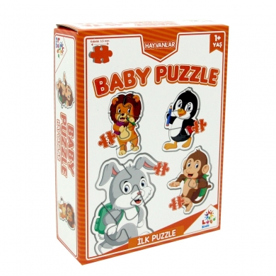 LC7225 Laço, Baby Puzzle - Hayvanlar - İlk Puzzle / +12 ay